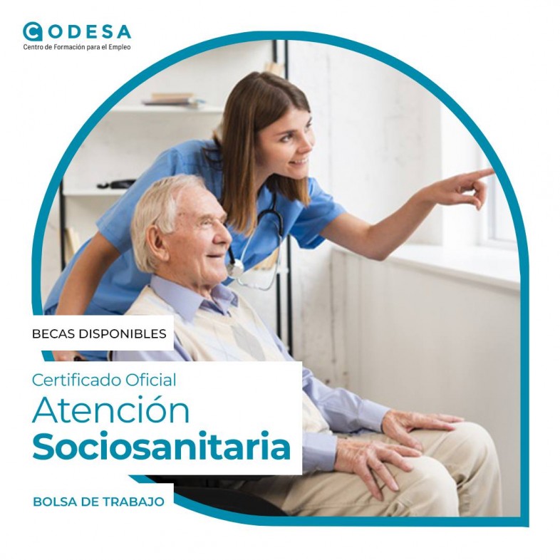 Certificado de Profesionalidad de Atención Sociosanitaria a Personas Dependientes en Instituciones Social (ONLINE)